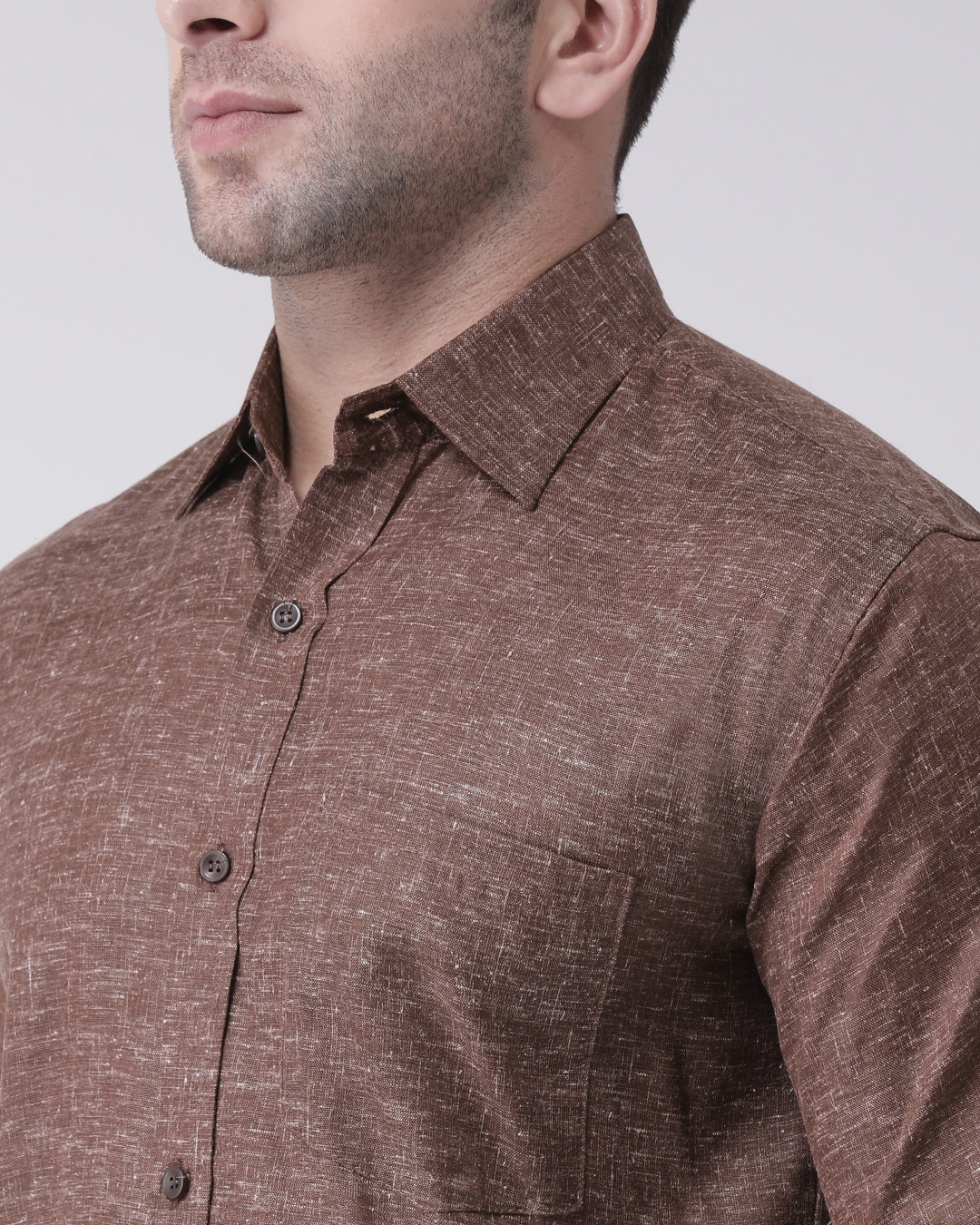 Buy Men's Brown Casual Shirt for Men Brown Online at Bewakoof