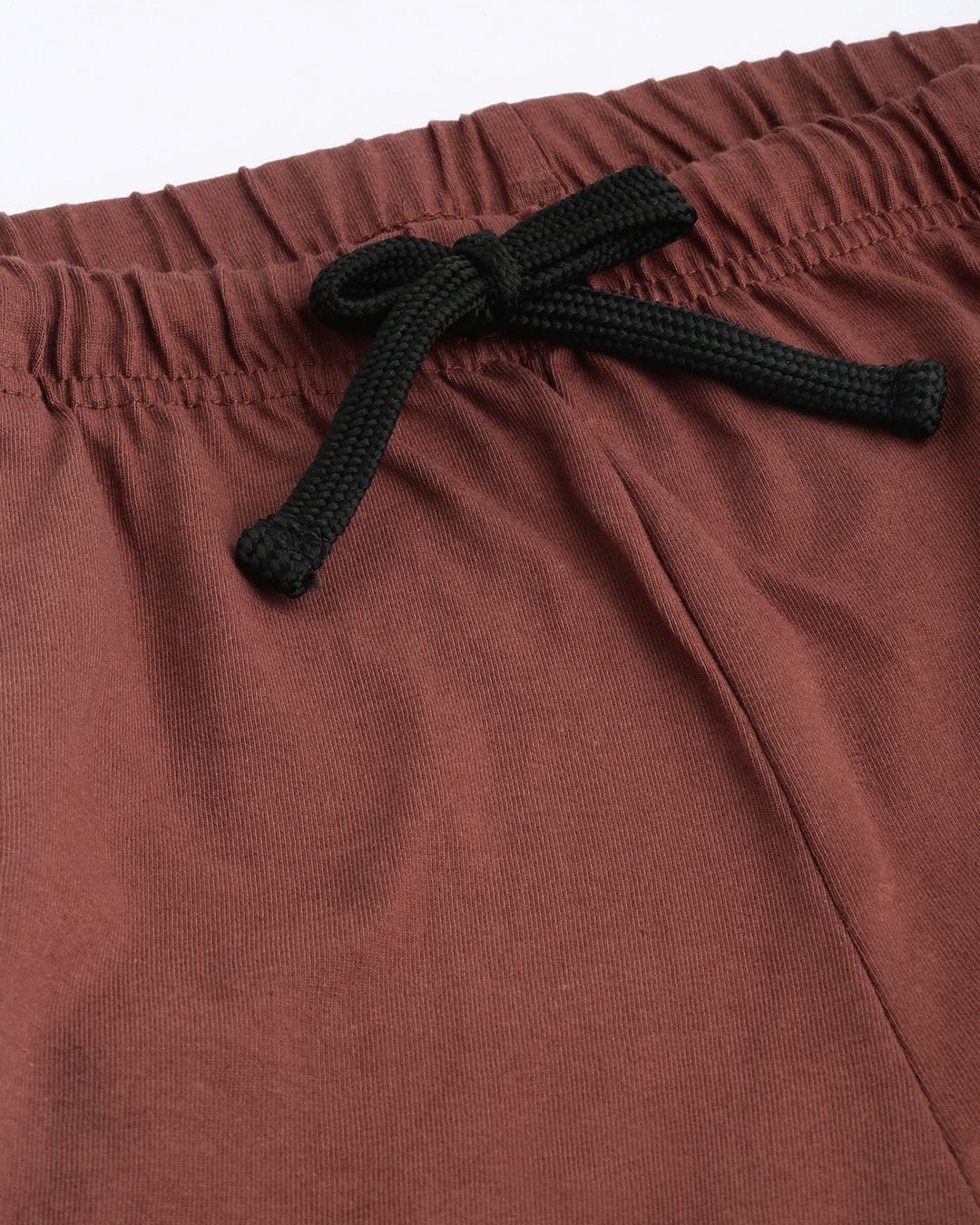 brown track pants