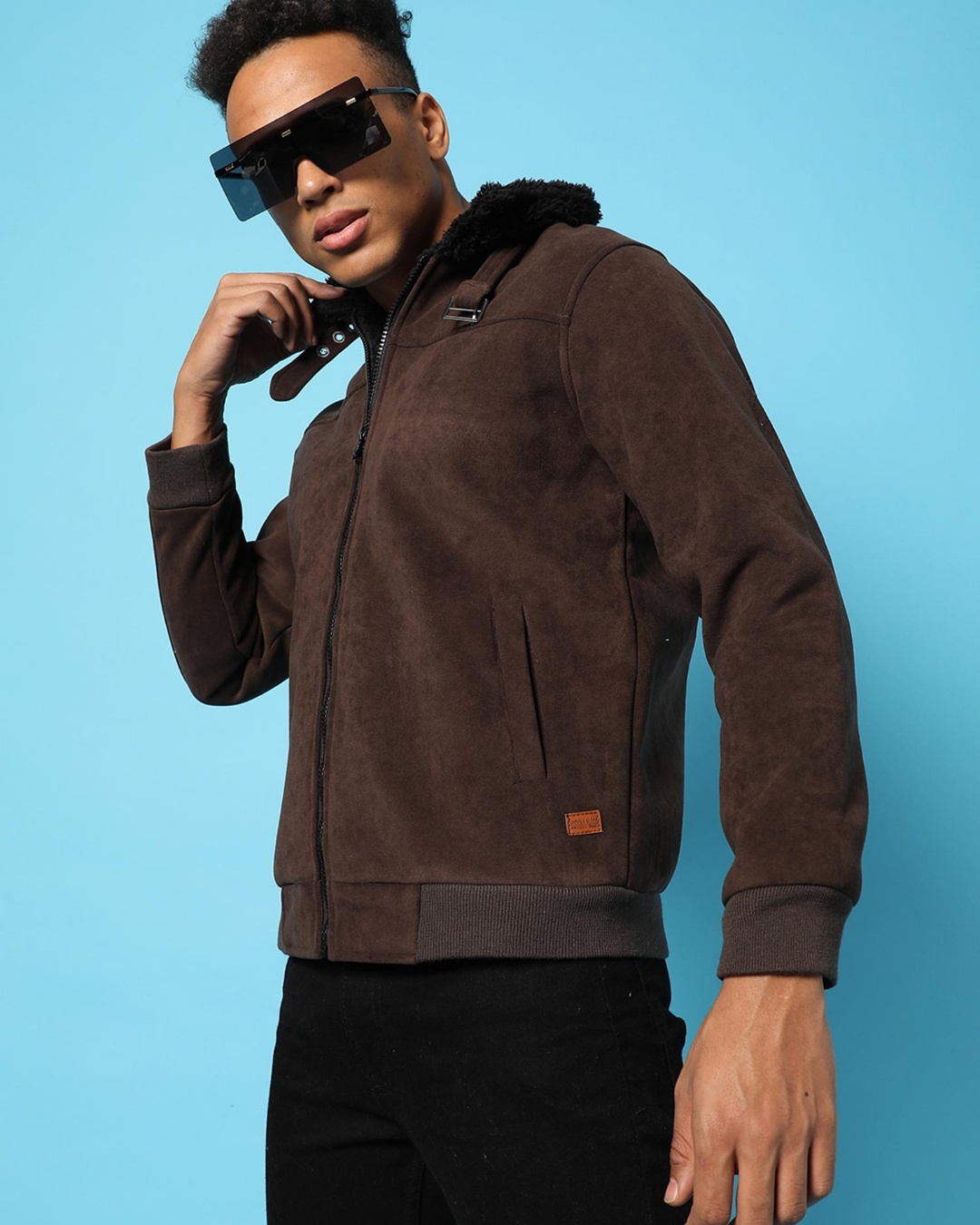 Buy Men's Brown Jacket for Men Brown Online at Bewakoof