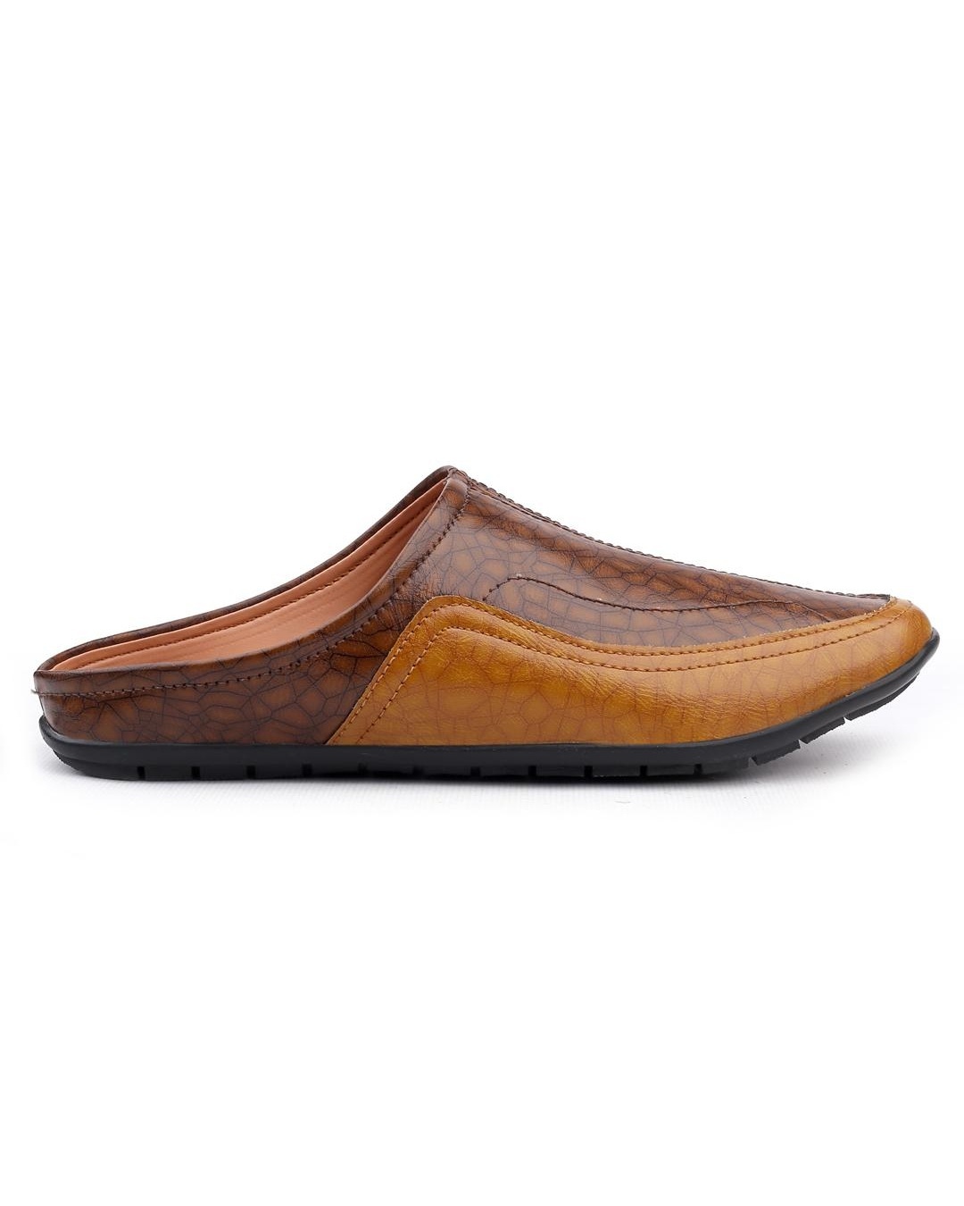 Buy Men's Brown Printed Mules Online in India at Bewakoof