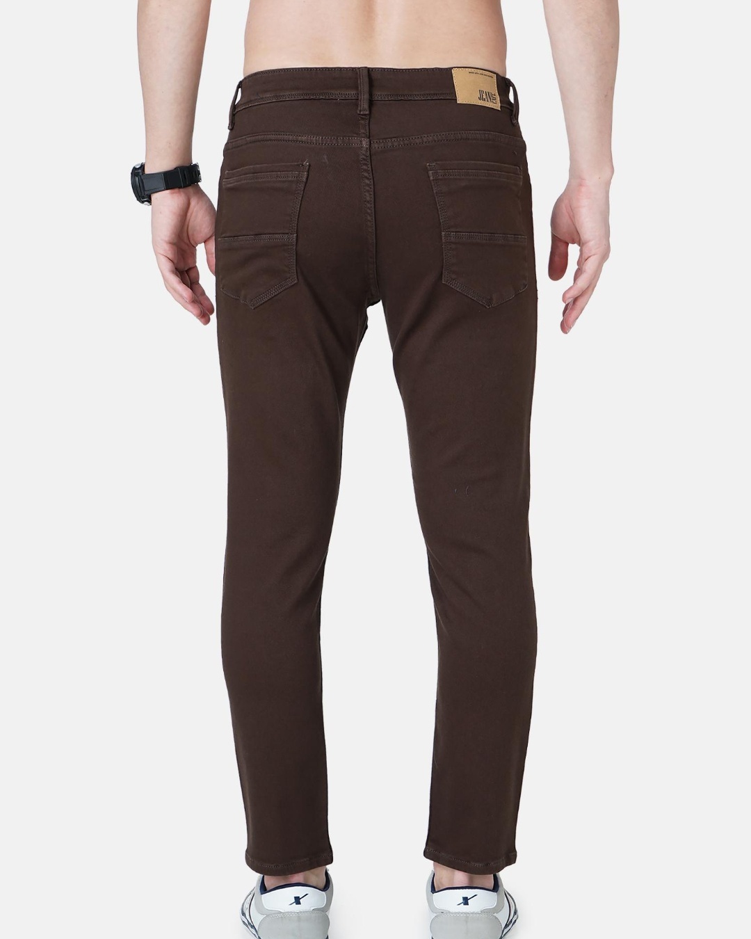 Buy Men's Brown Slim Fit Jeans for Men Brown Online at Bewakoof