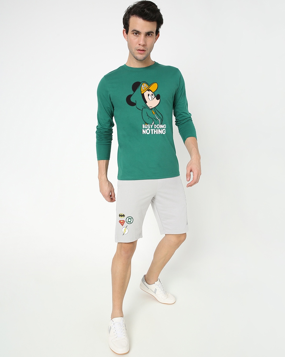 Shop Men's Busy Doin Nothing (DL) Full Sleeve T-shirt-Design