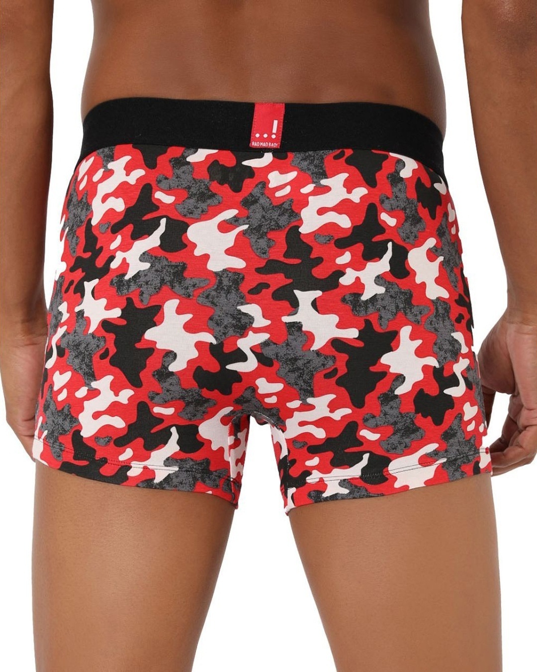 Shop Men's Camo Printed Cotton Trunks (Pack of 3)-Full