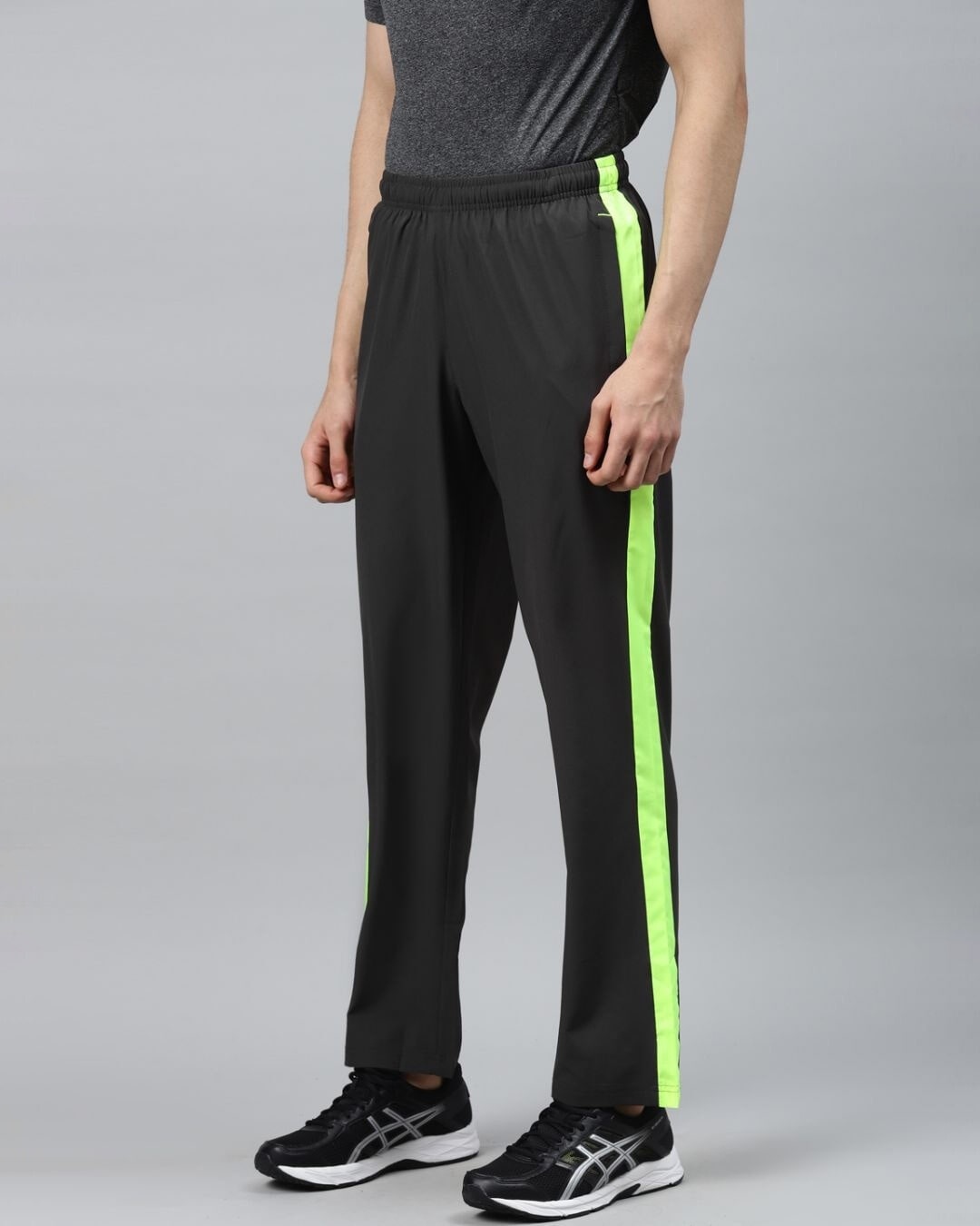Shop Men's Charcoal Grey Solid Track Pants-Design