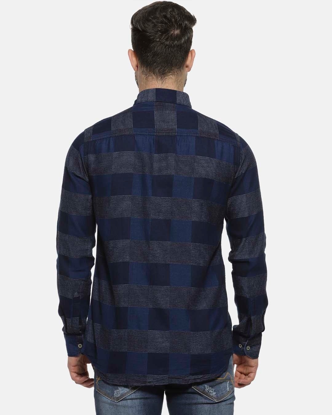 Shop Men's Checkered Casual Shirt-Design