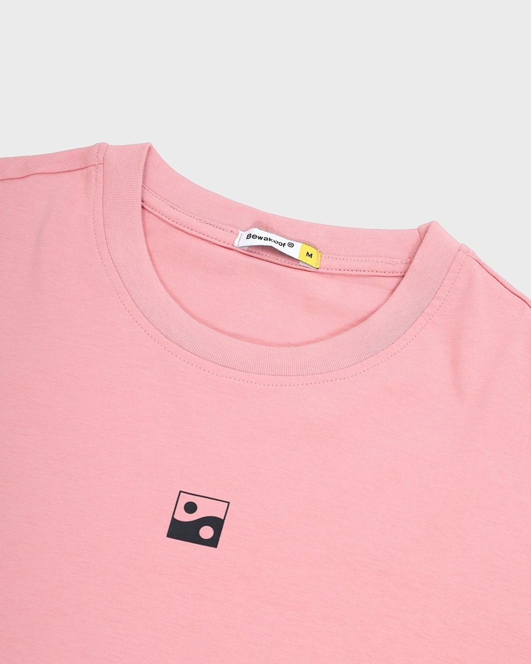 Buy Men's Pink Karma Circle Typography Oversized T-shirt for Men pink ...