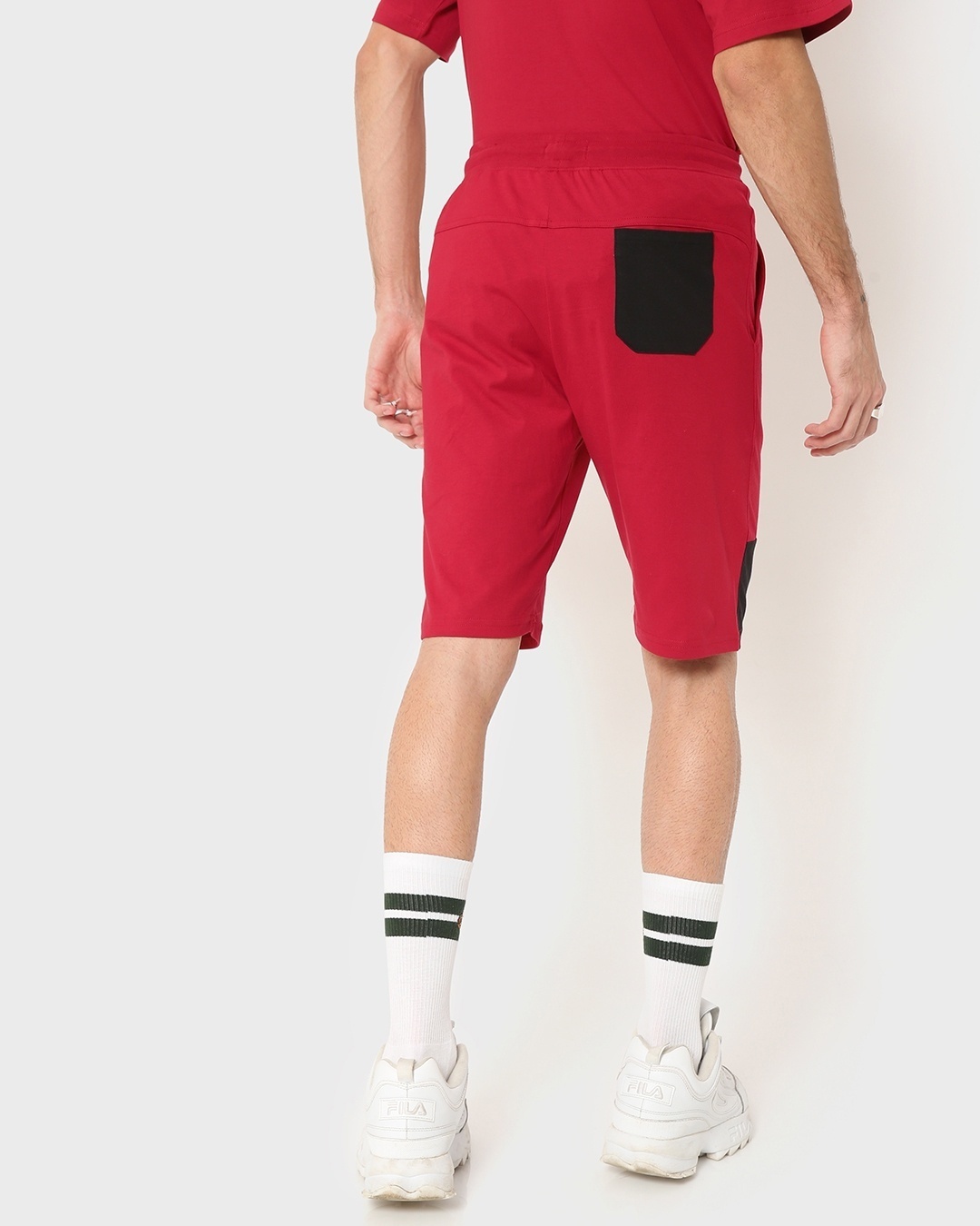 Shop Men's Color Block Shorts-Full