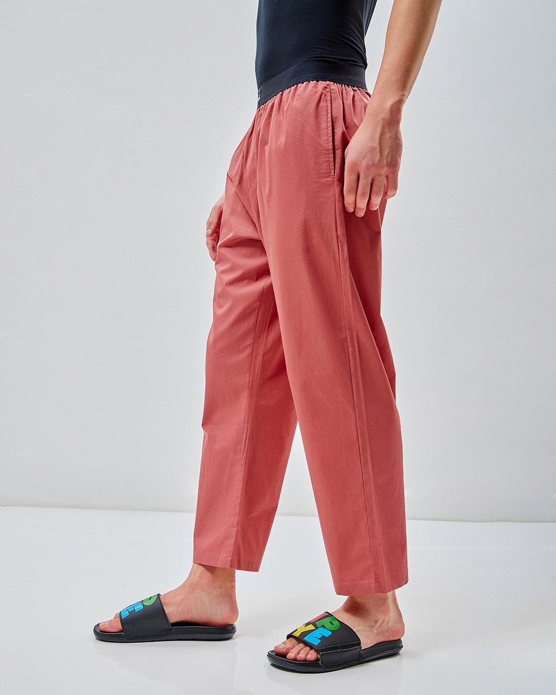 Buy Men's Coral Orange Pyjamas Online in India at Bewakoof
