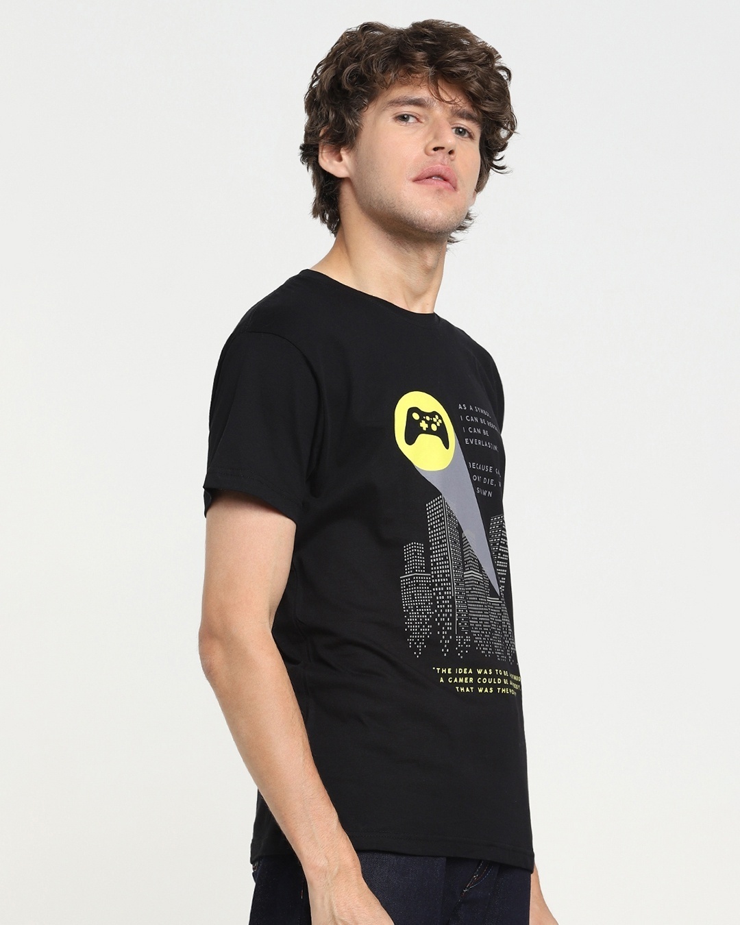 Shop Men's Gamers Rising Half Sleeve T-shirt-Back