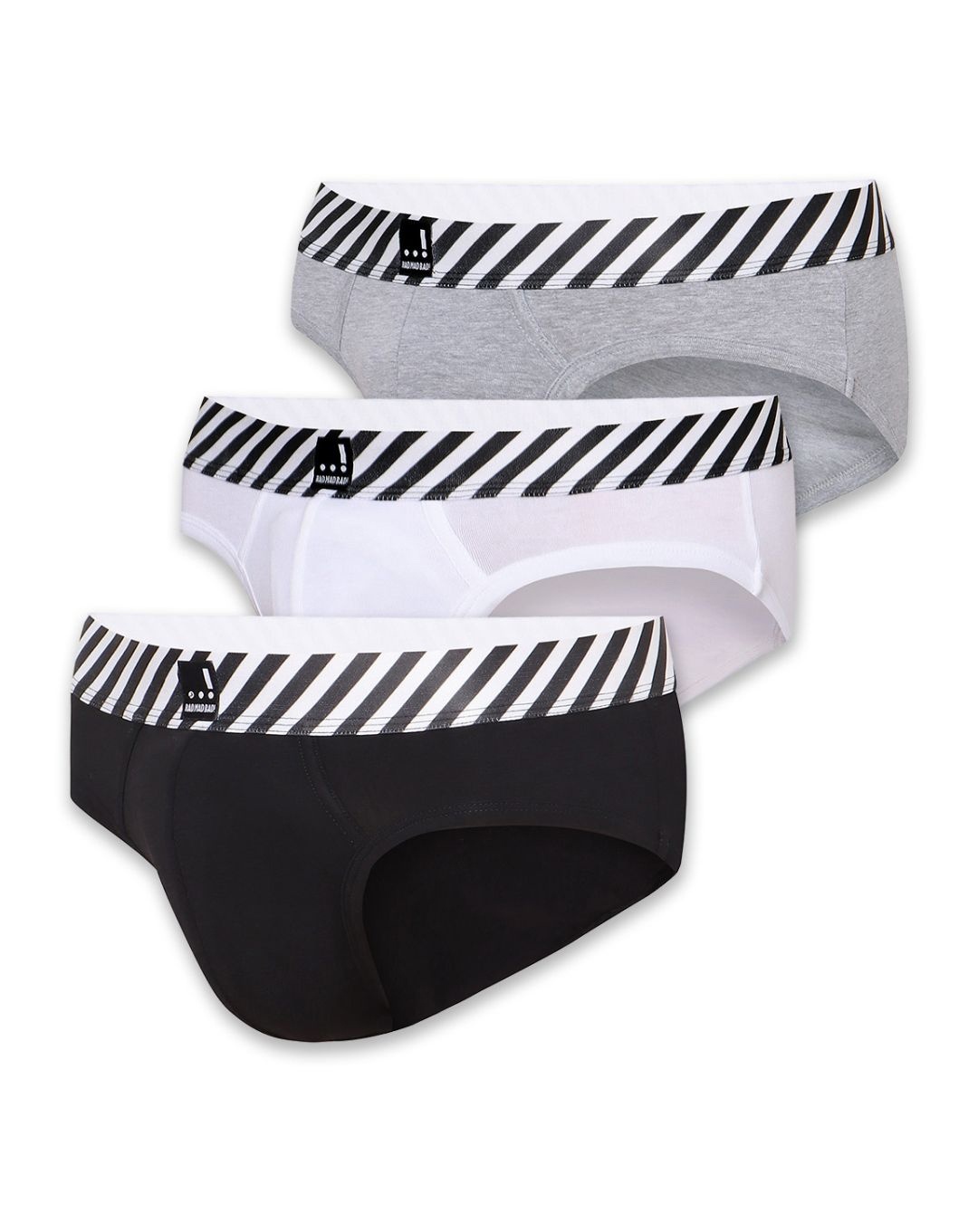 Buy Men's Graphic Printed Cotton Briefs (Pack of 3) Online in India at