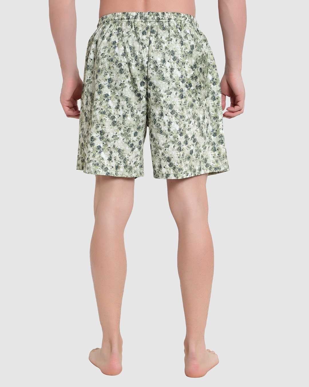 Buy Mens Green All Over Printed Cotton Boxers Online In India At Bewakoof 0953