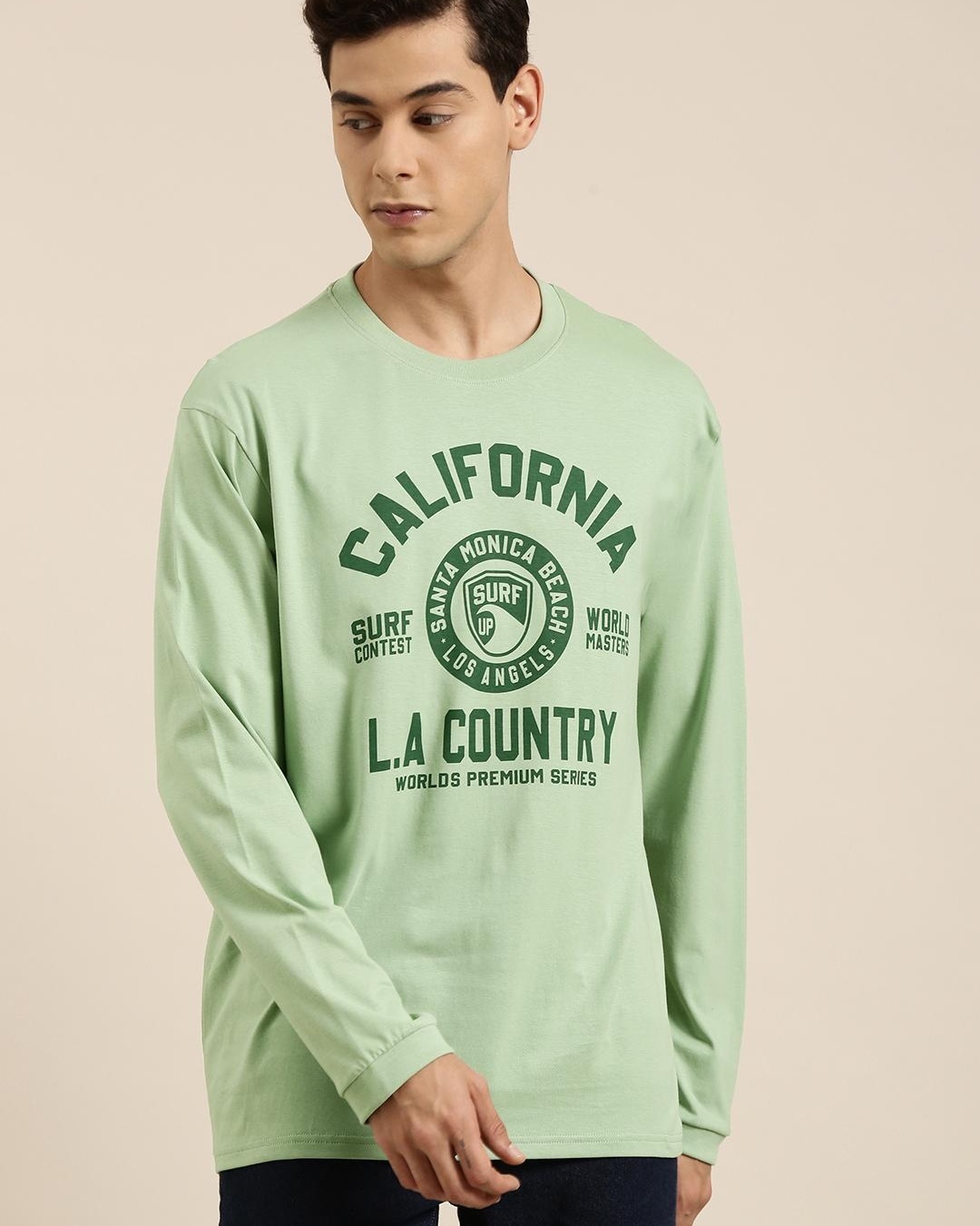 California t 2025 shirt mens green