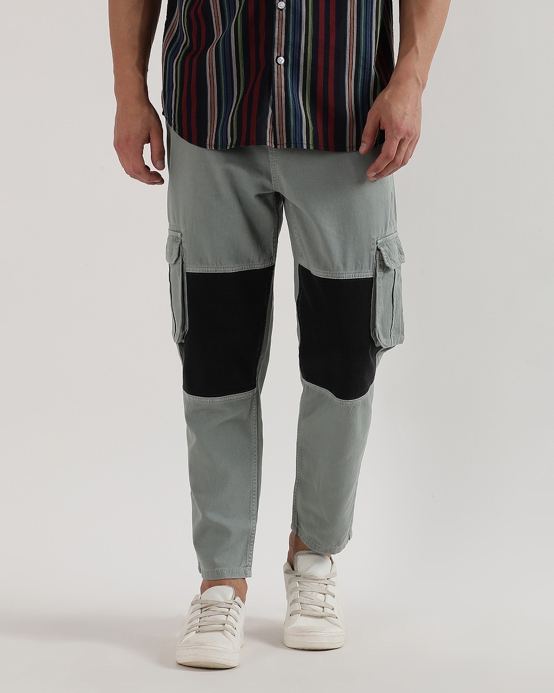 Outdoor Color Denim Cargo Pants - Khaki – SMOKERISENY.COM