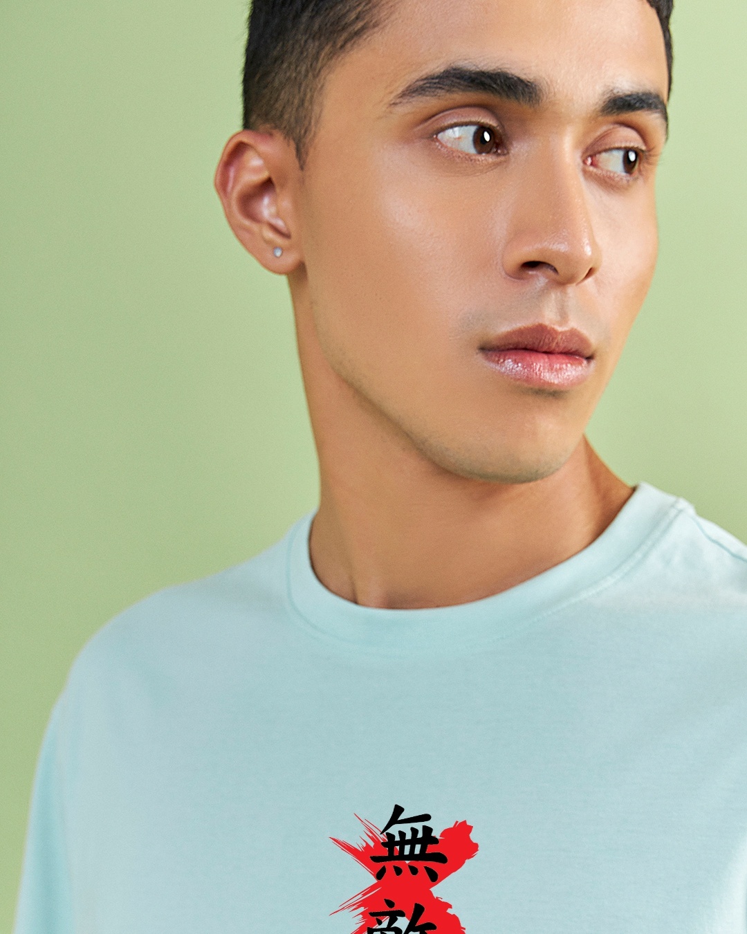 Buy Men's Green Invincible Graphic Printed Oversized T-shirt Online at ...