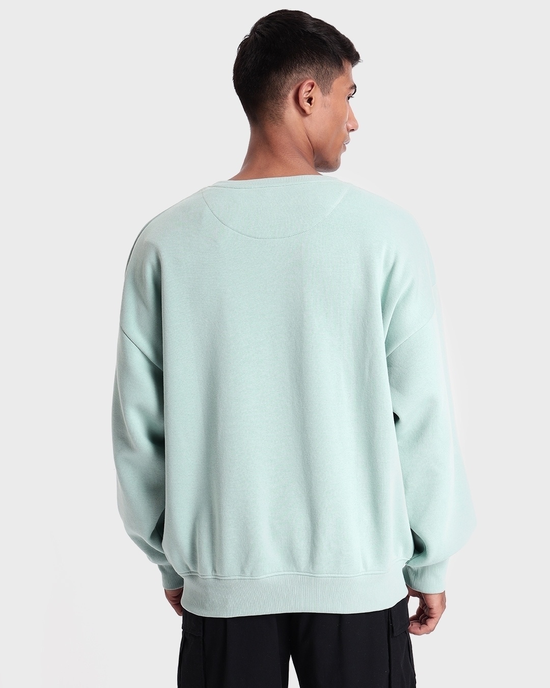 Shop Men's Green Oversized Sweatshirt-Design
