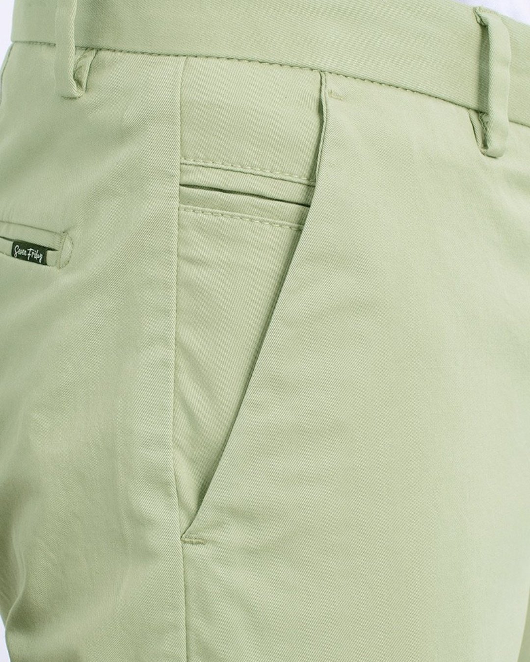 Shop Men's Green Slim Fit Chinos