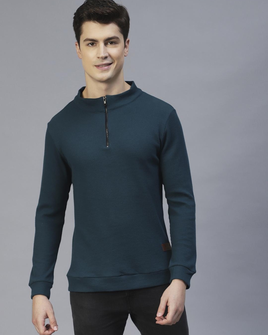 Buy Men's Green Slim Fit Henley T-shirt for Men Online at Bewakoof