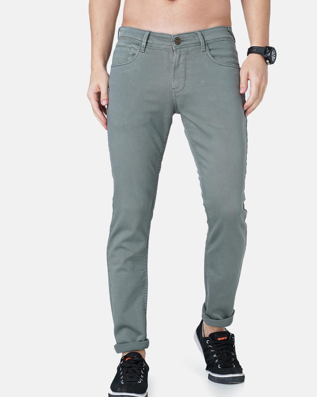 Buy Men's Green Slim Fit Jeans for Men Green Online at Bewakoof