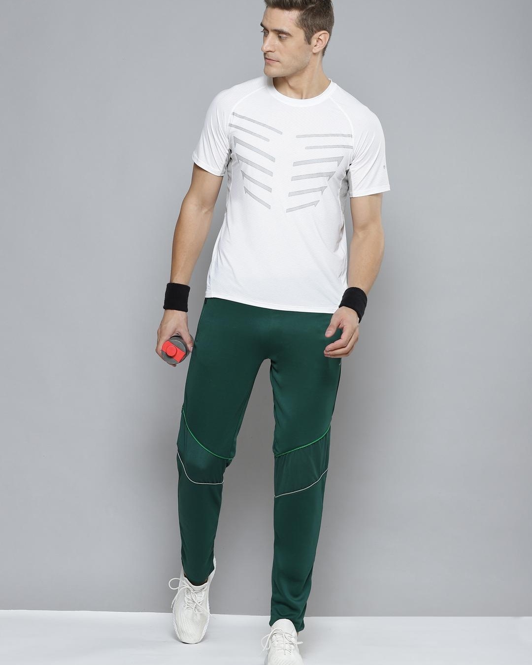 Buy Men's Green Slim Fit Track Pants for Men Green Online at Bewakoof