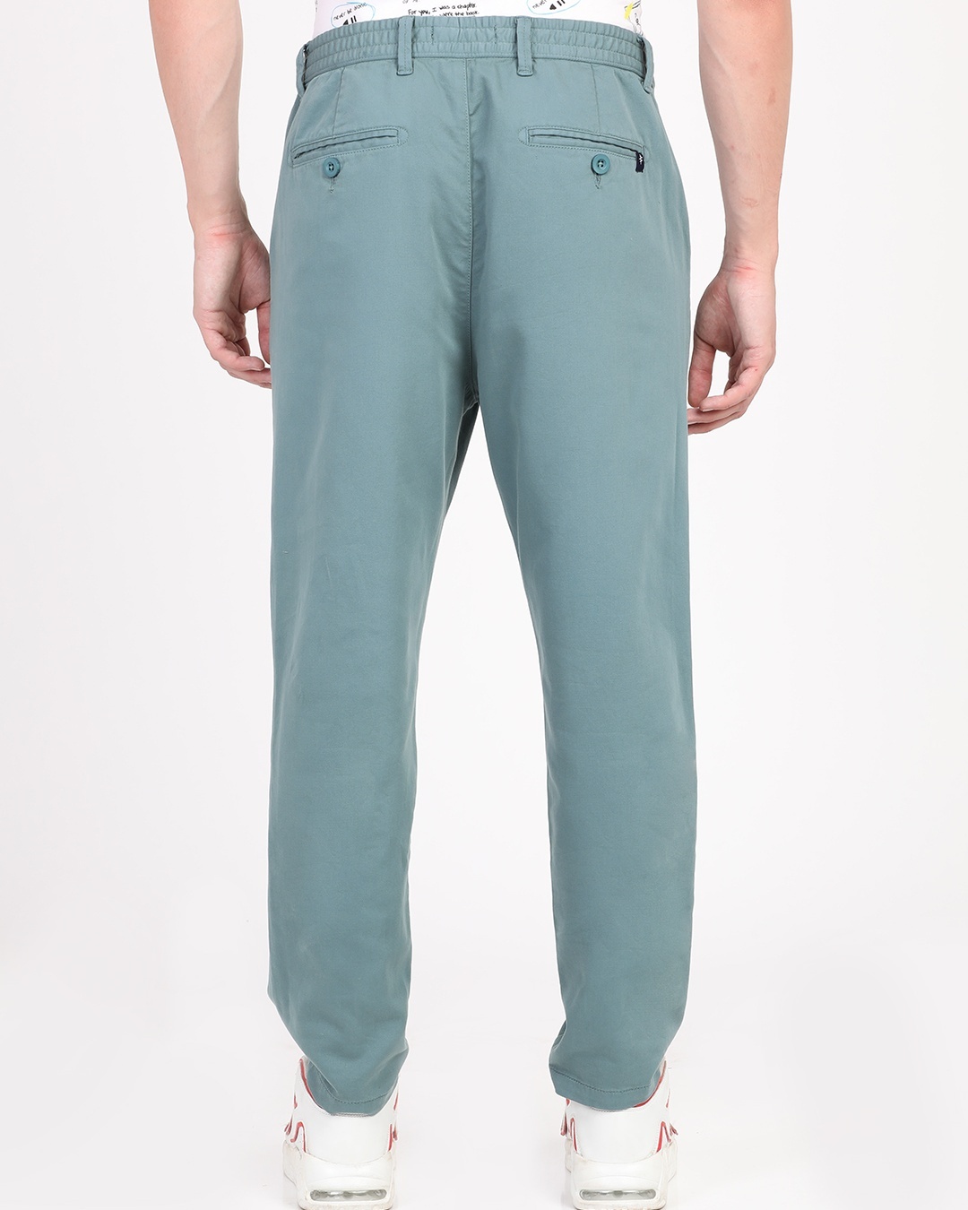 Buy Men's Green Slim Fit Trousers for Men Green Online at Bewakoof