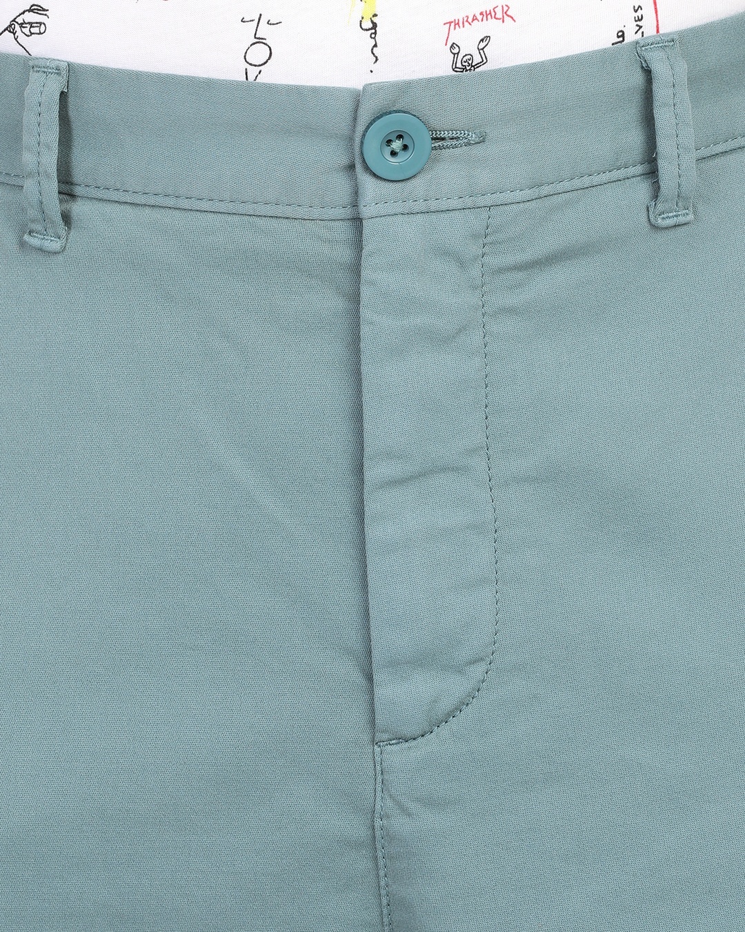 Buy Men's Green Slim Fit Trousers for Men Green Online at Bewakoof