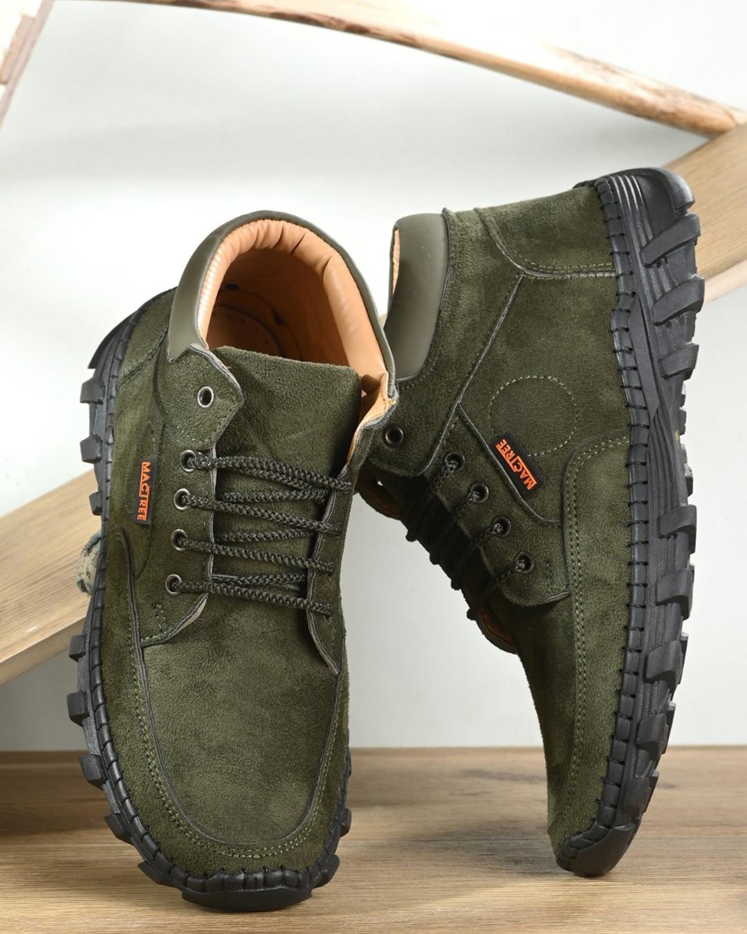 Mens army green on sale shoes