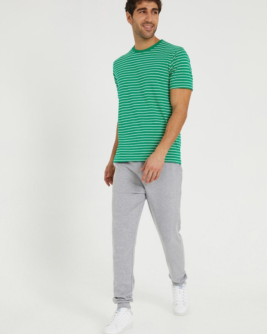 Buy Men's Green Striped Tshirt for Men Green Online at Bewakoof