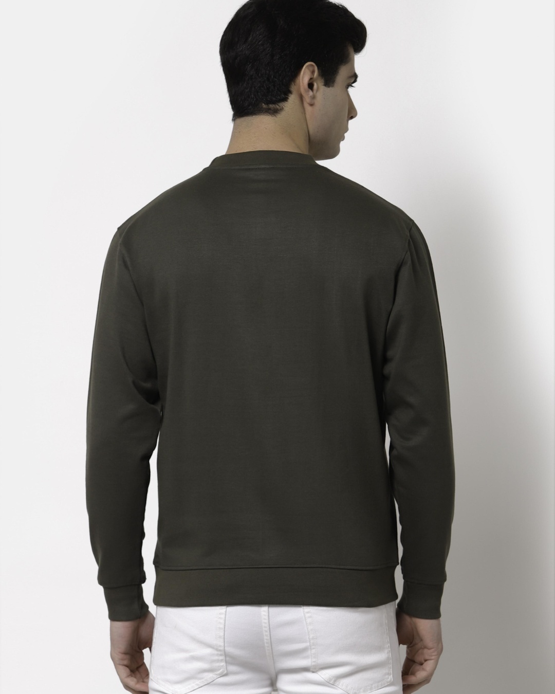 Shop Men's Green Sweatshirt-Design