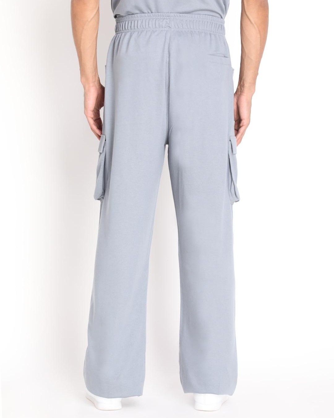 grey cargo track pants