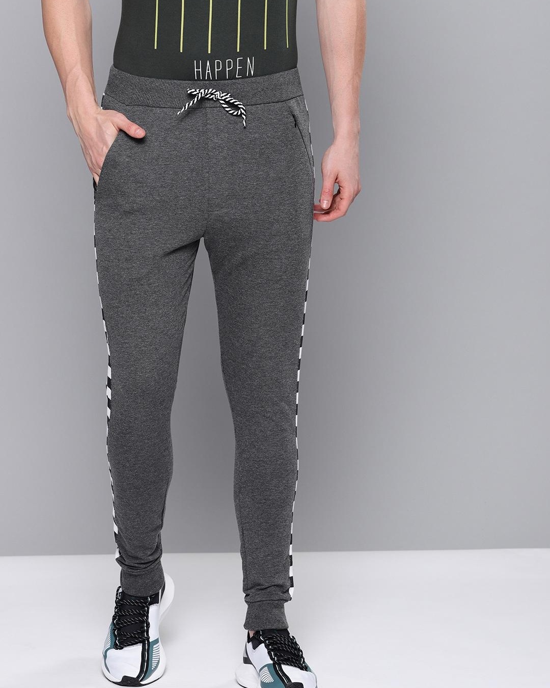 oversized grey joggers mens