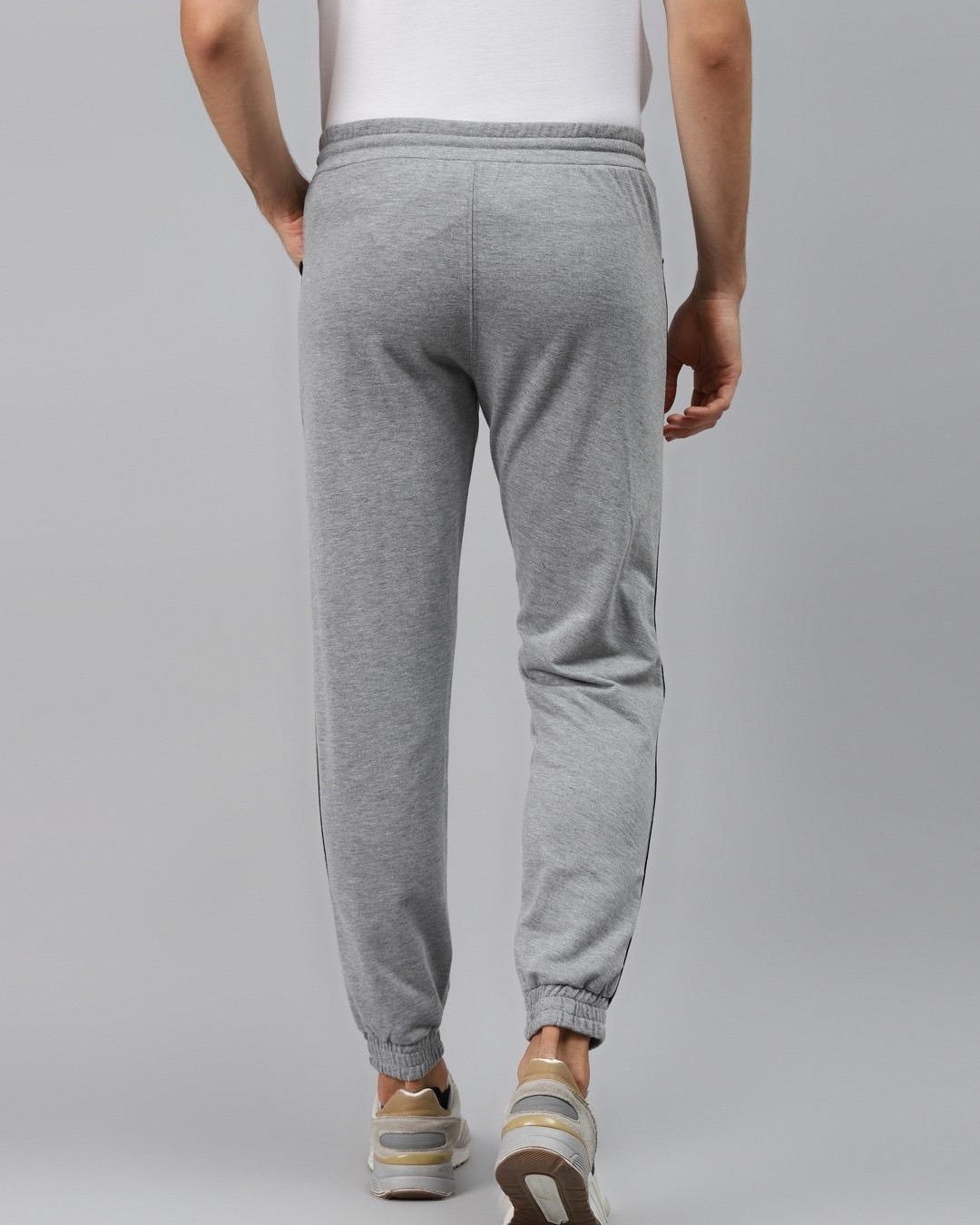 color block joggers mens