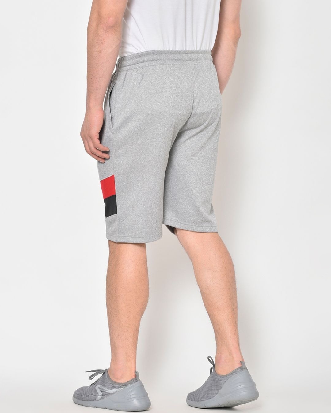 Shop Men's Grey Color Block Shorts-Design