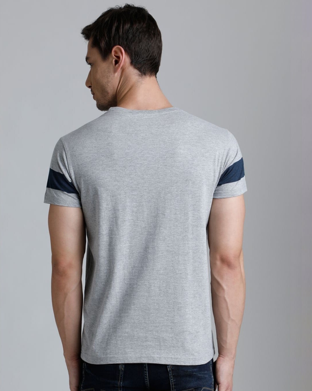 Shop Men's Grey Graphic Print T-shirt