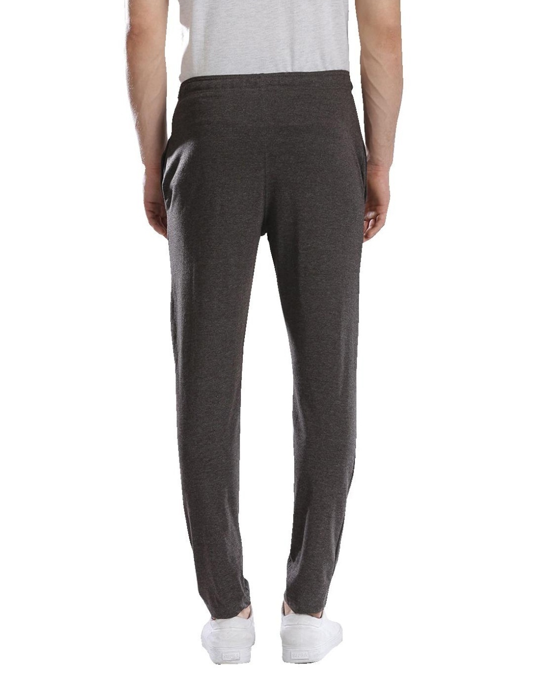 Buy Men's Grey Knee Striped Track Pants for Men Grey Online at Bewakoof