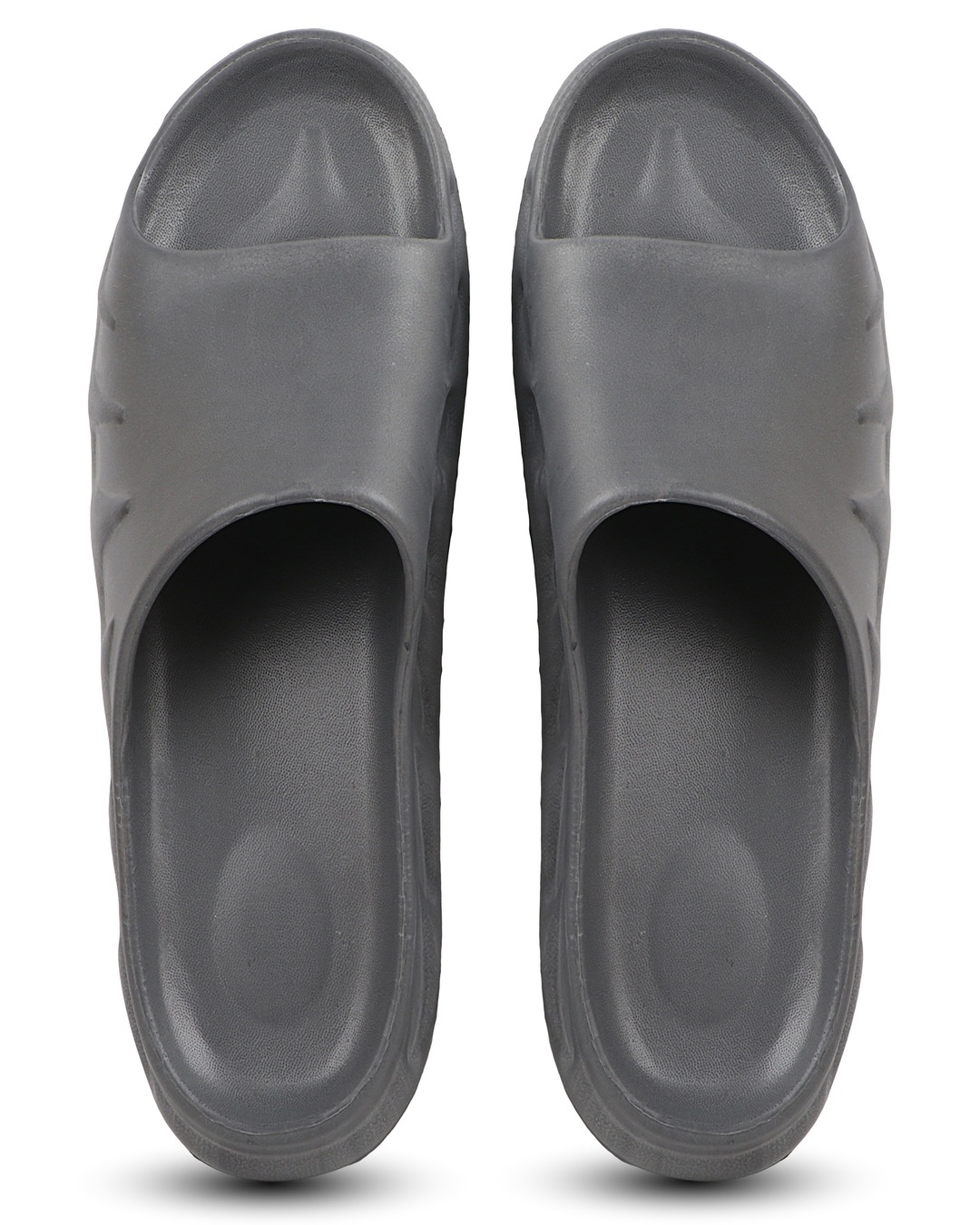 Buy Men's Grey Sliders Online in India at Bewakoof