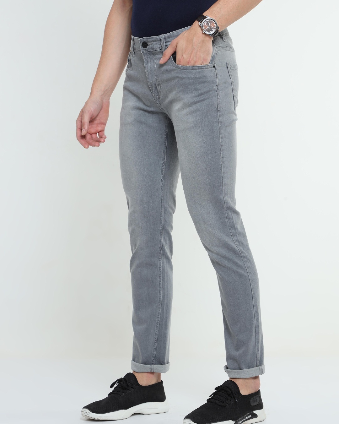 grey slim fit jeans