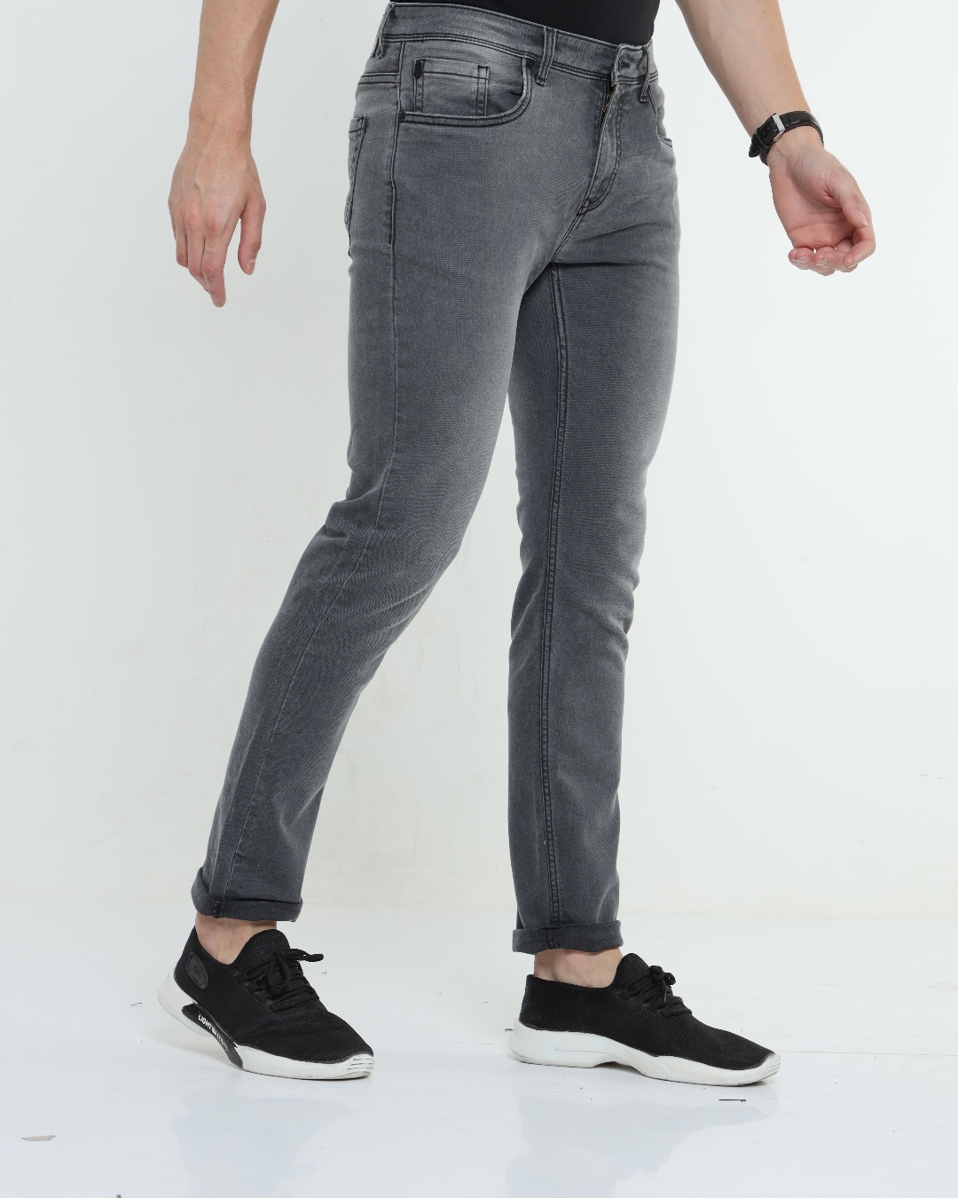 Buy Men's Grey Slim Fit Jeans for Men Grey Online at Bewakoof