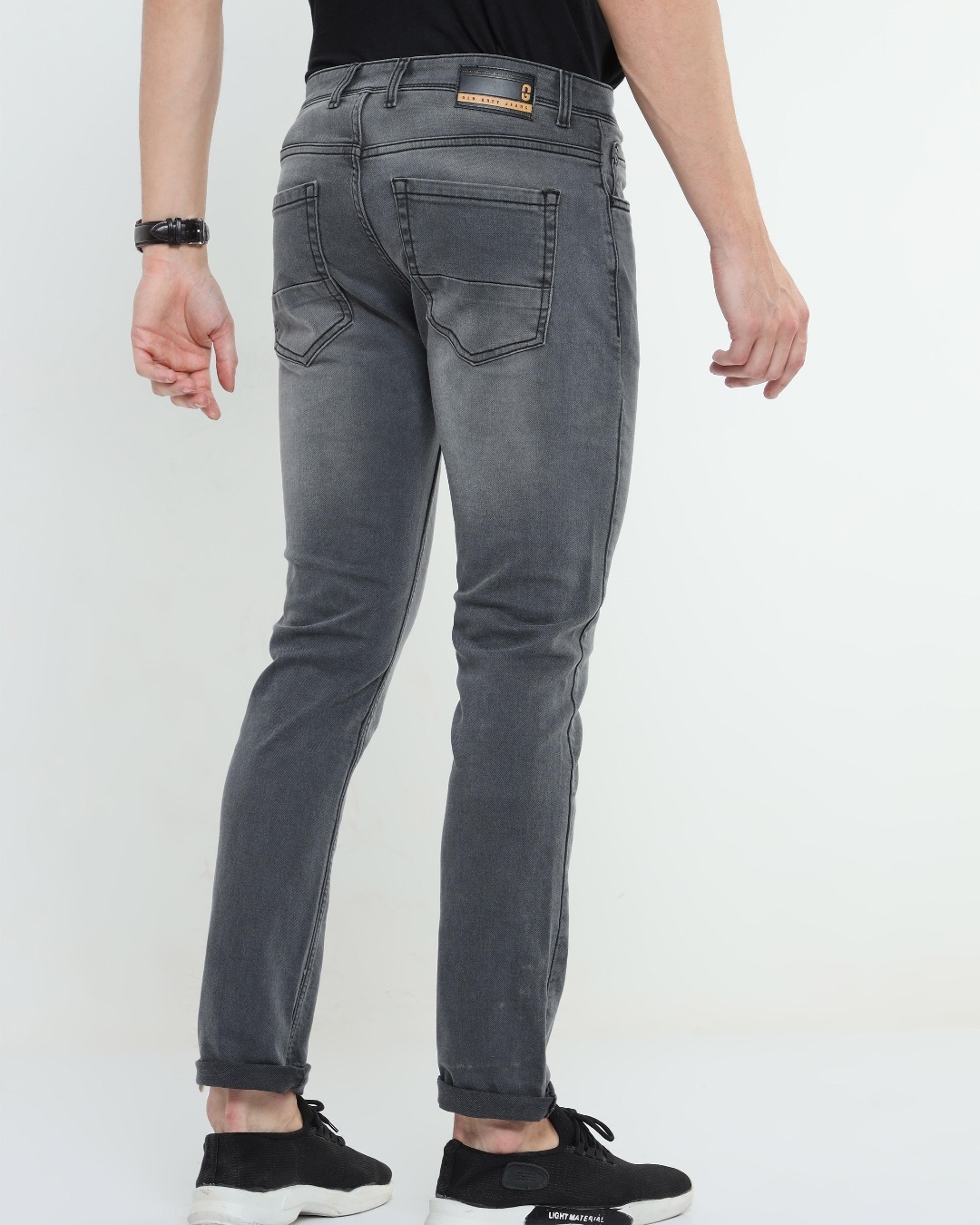 Buy Men's Grey Slim Fit Jeans for Men Grey Online at Bewakoof