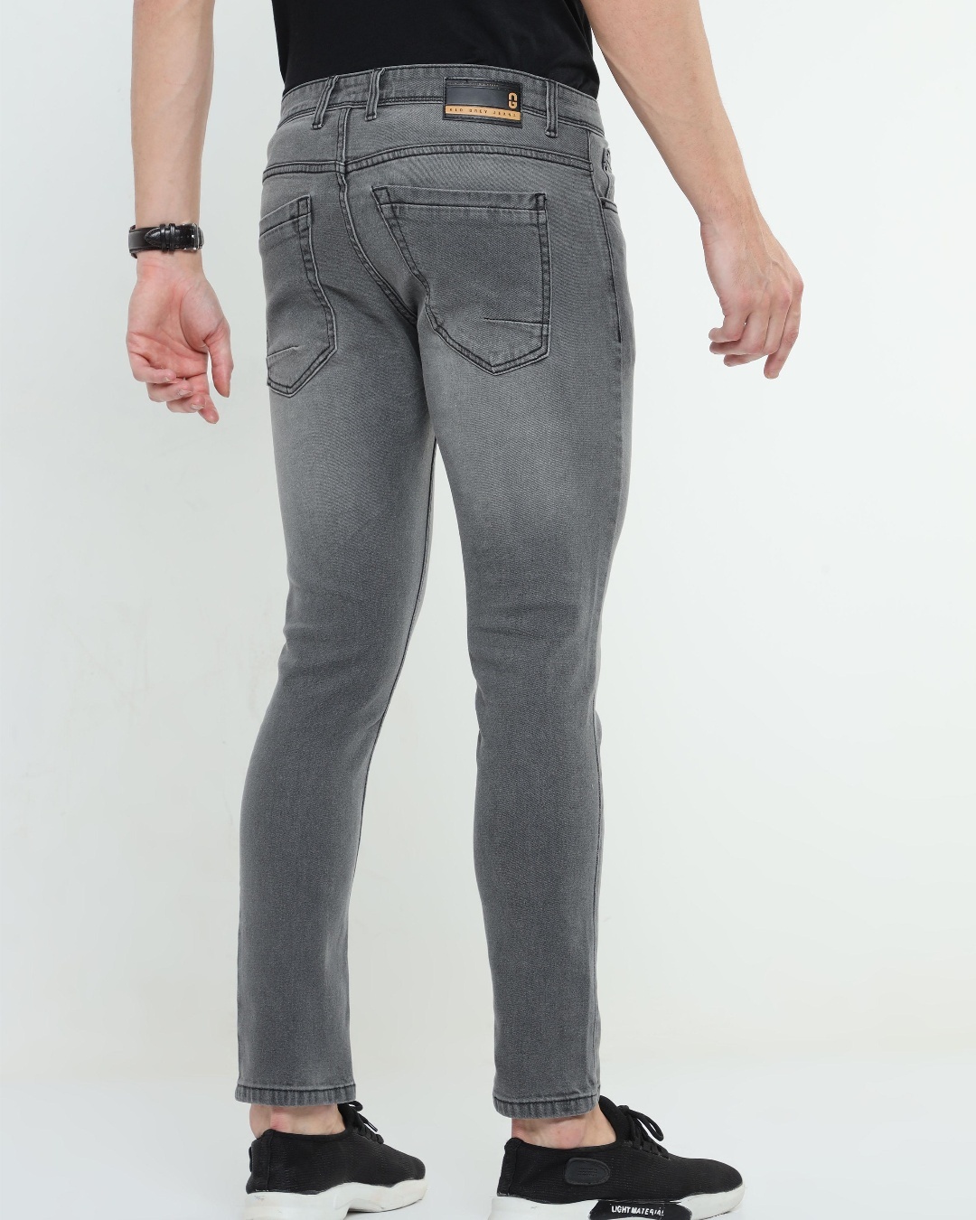 Buy Men's Grey Slim Fit Jeans for Men Grey Online at Bewakoof