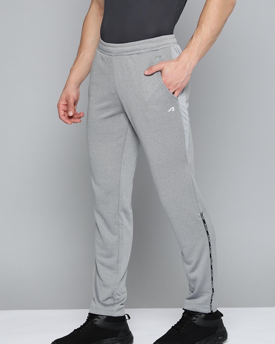 Buy Men's Grey Slim Fit Track Pants for Men Grey Online at Bewakoof