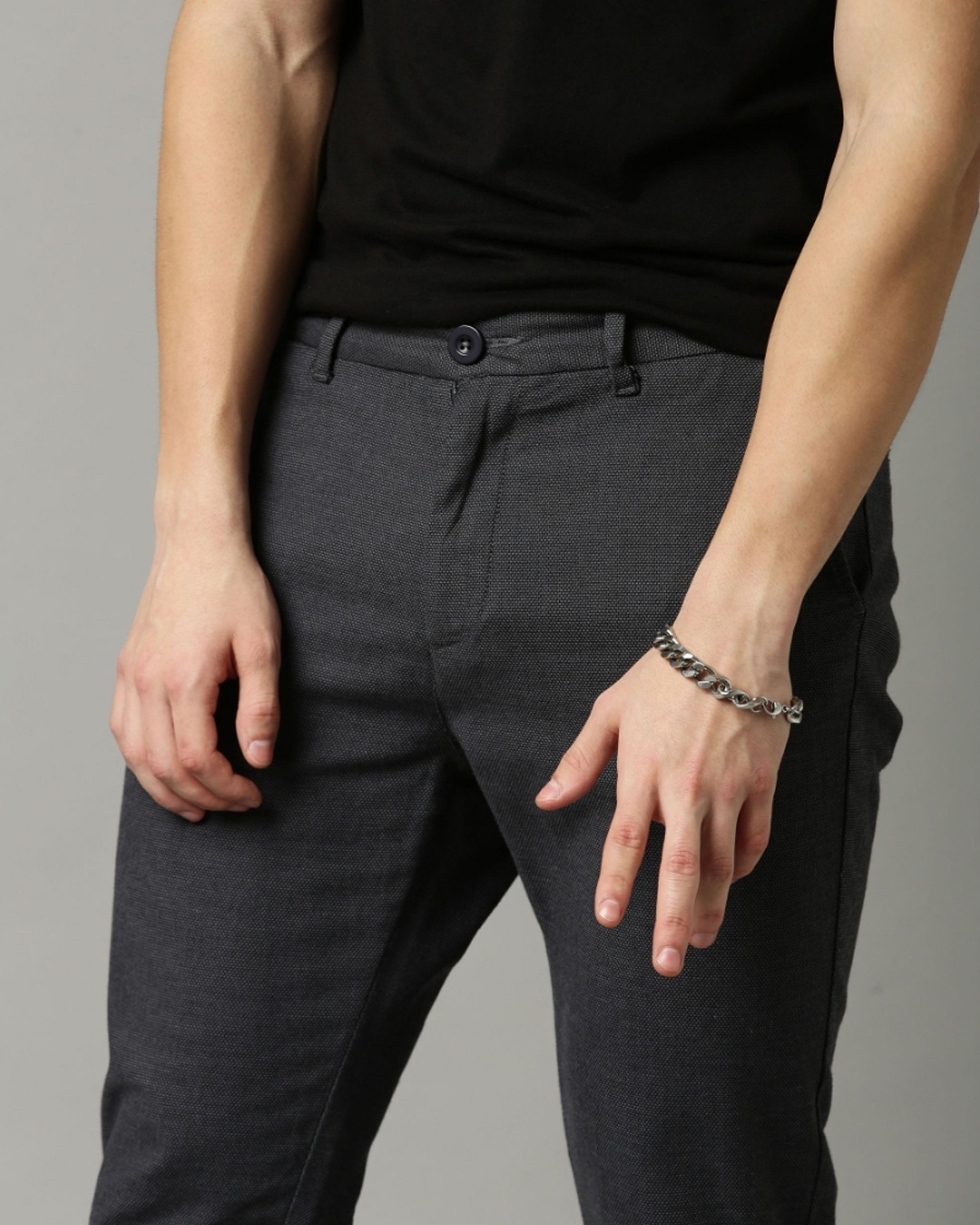 Shop Men's Grey Slim Fit Trouser