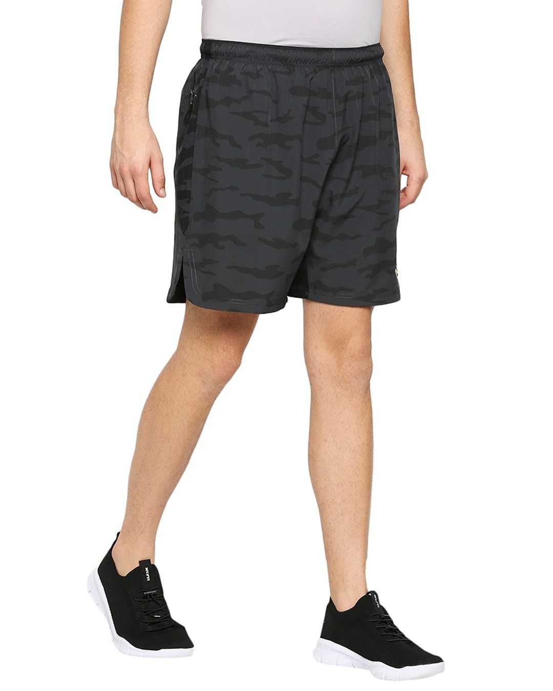 Shop Men's Grey Solid Regular Shorts-Design