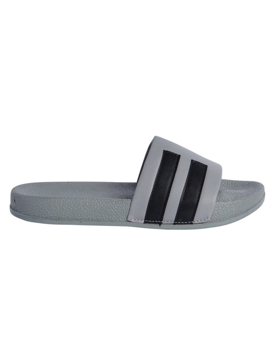 Shop Men's Grey Striped Sliders-Design