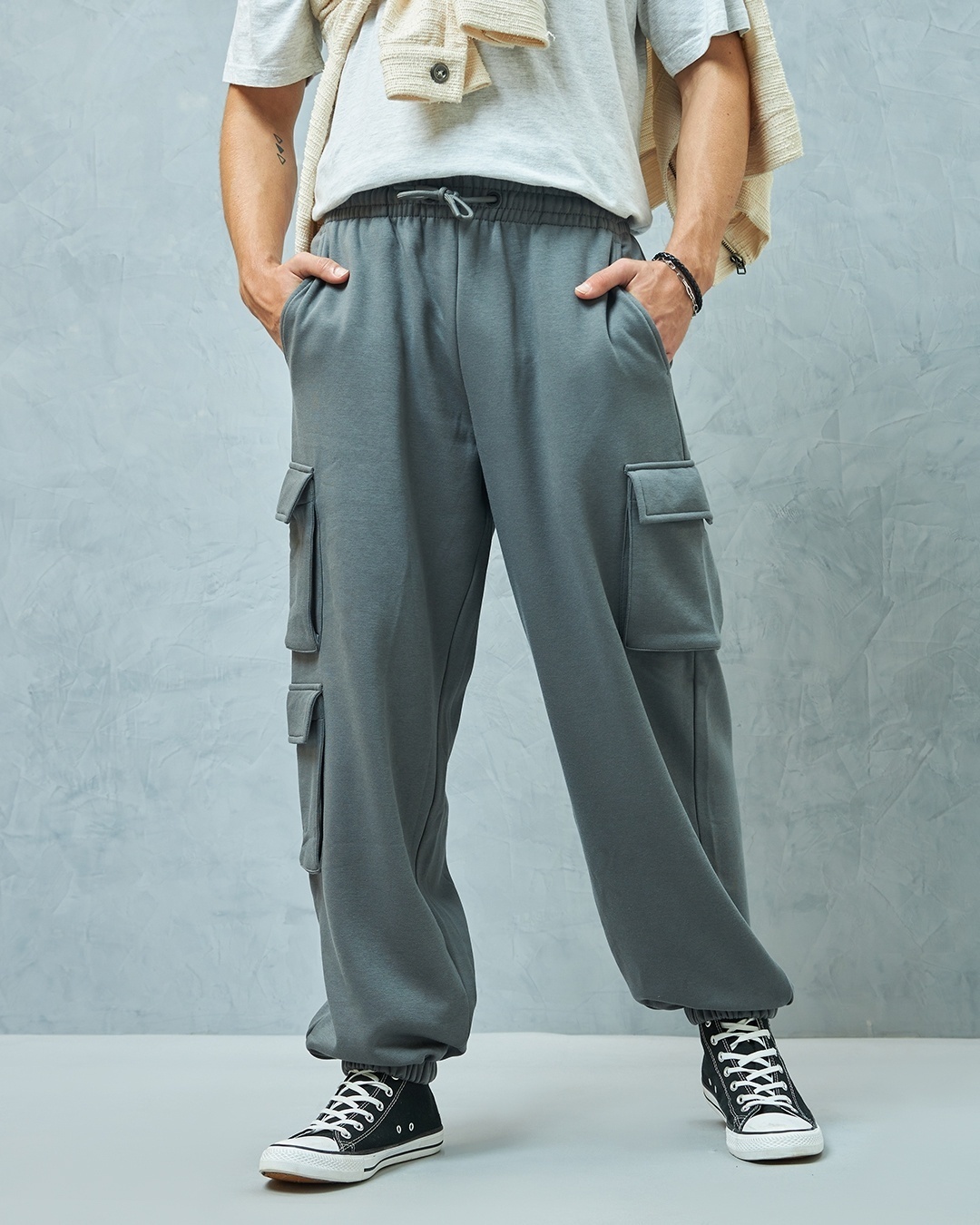 Cargo discount joggers grey