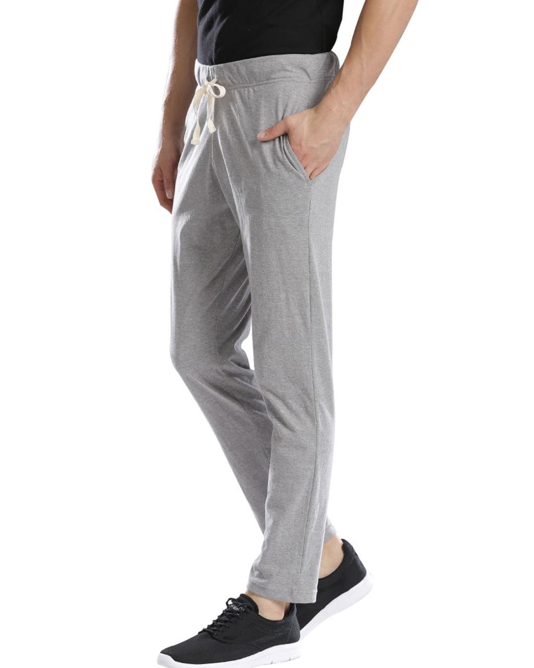 Shop Men's Grey Track Pants-Back