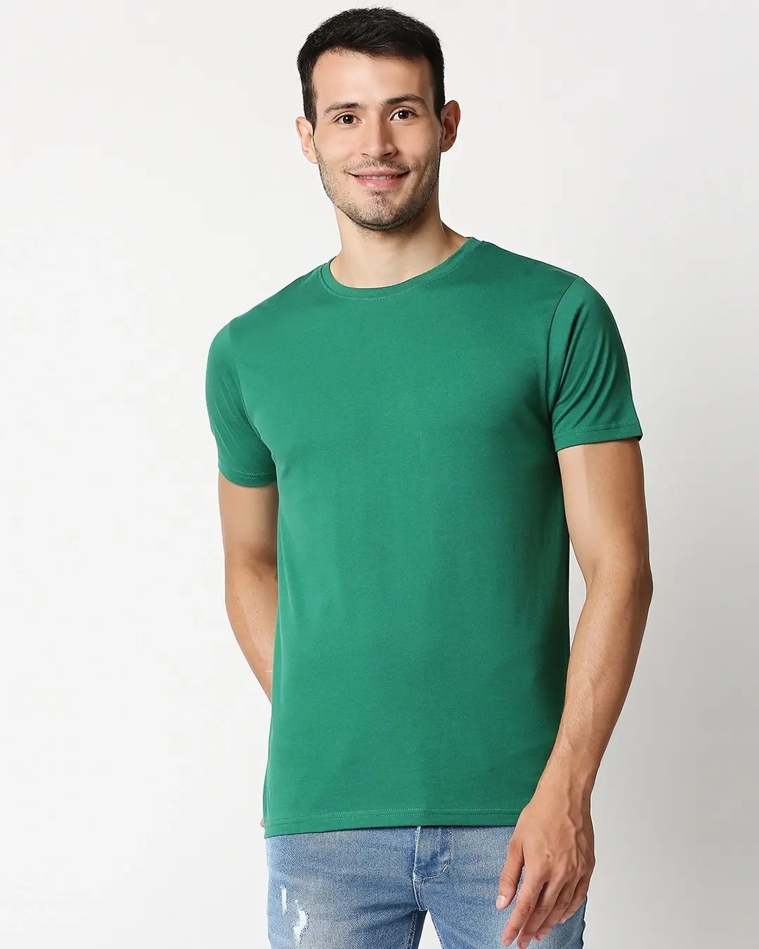 Shop Men's Half Sleeve Pack of 2 (Black & Green)-Design