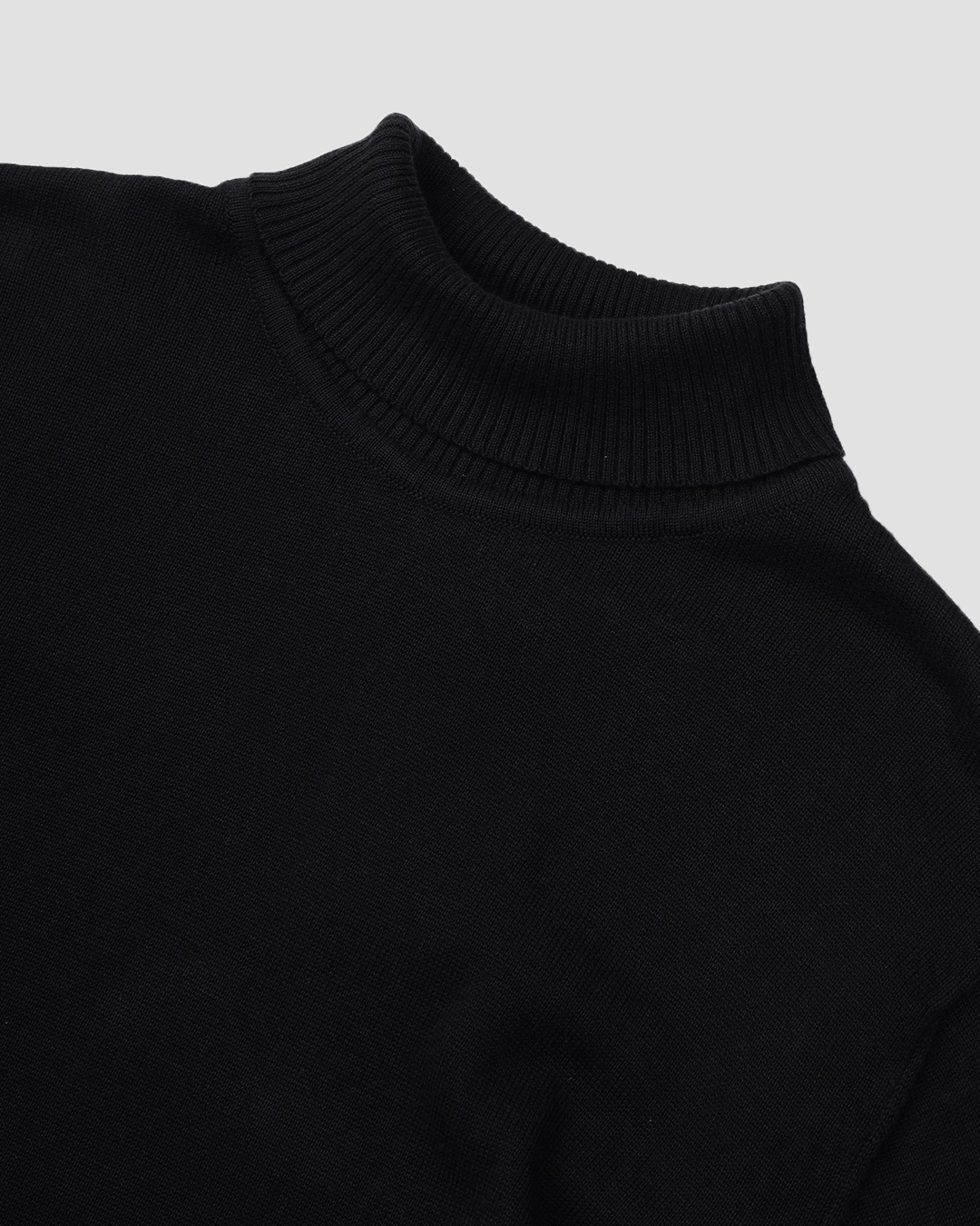 Shop Men's Black High Neck Sweater