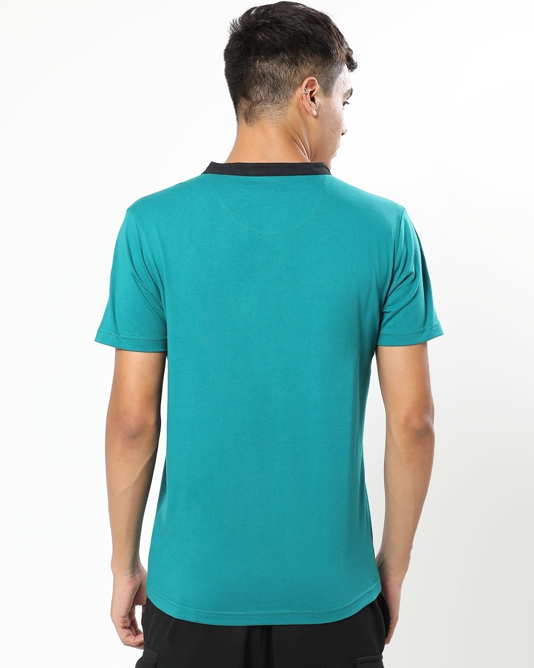 Shop Men's Kayaking Color Block Henley T-shirt-Design