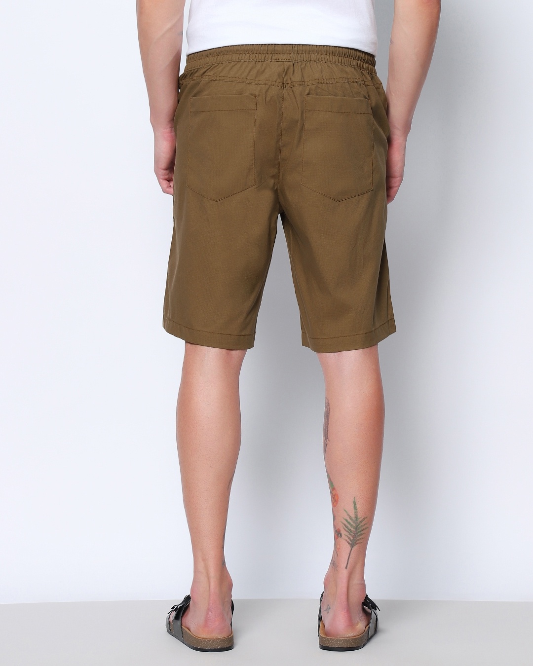 Buy Men's Khaki Shorts Online at Bewakoof