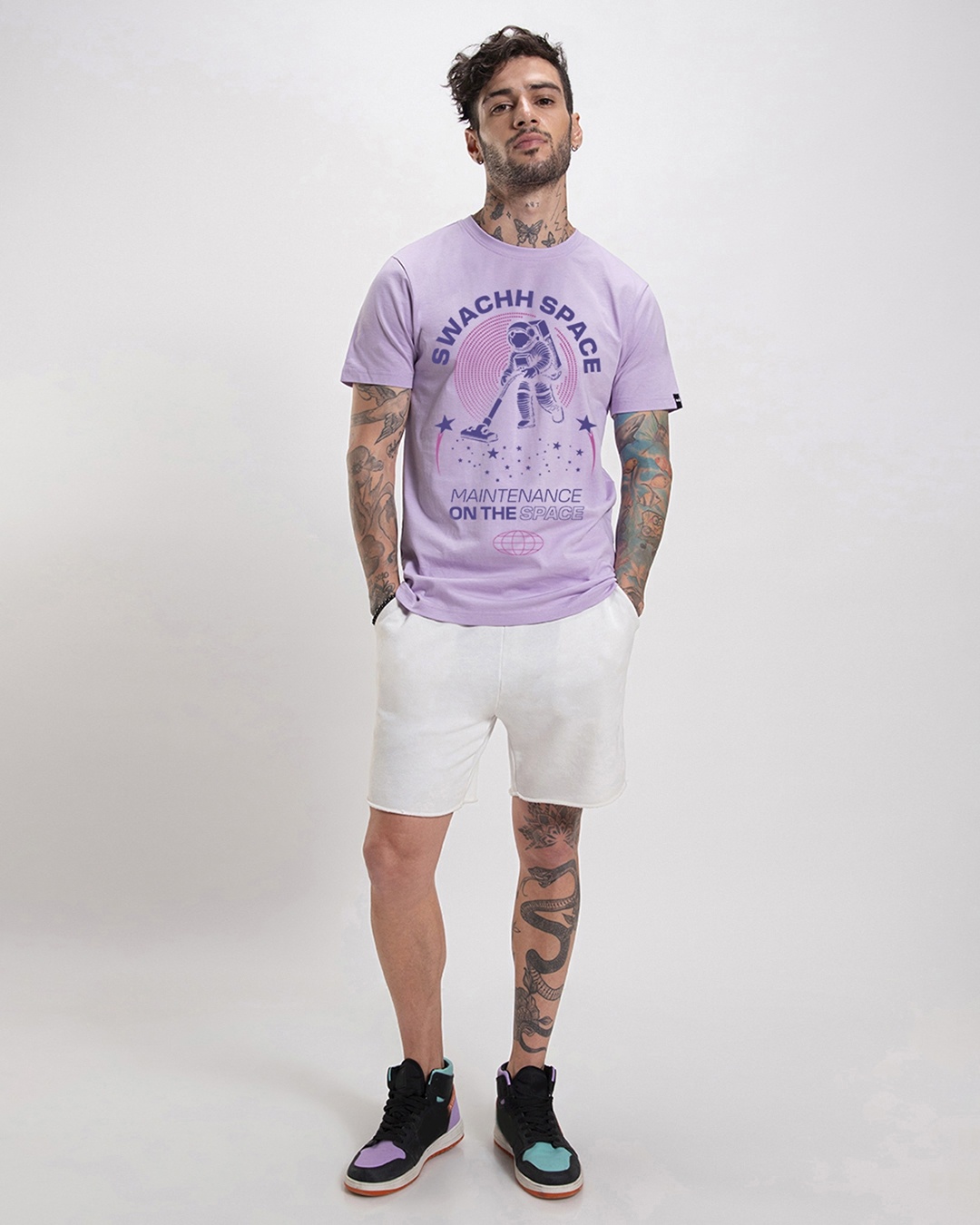 Men White Relax Fit Shirt